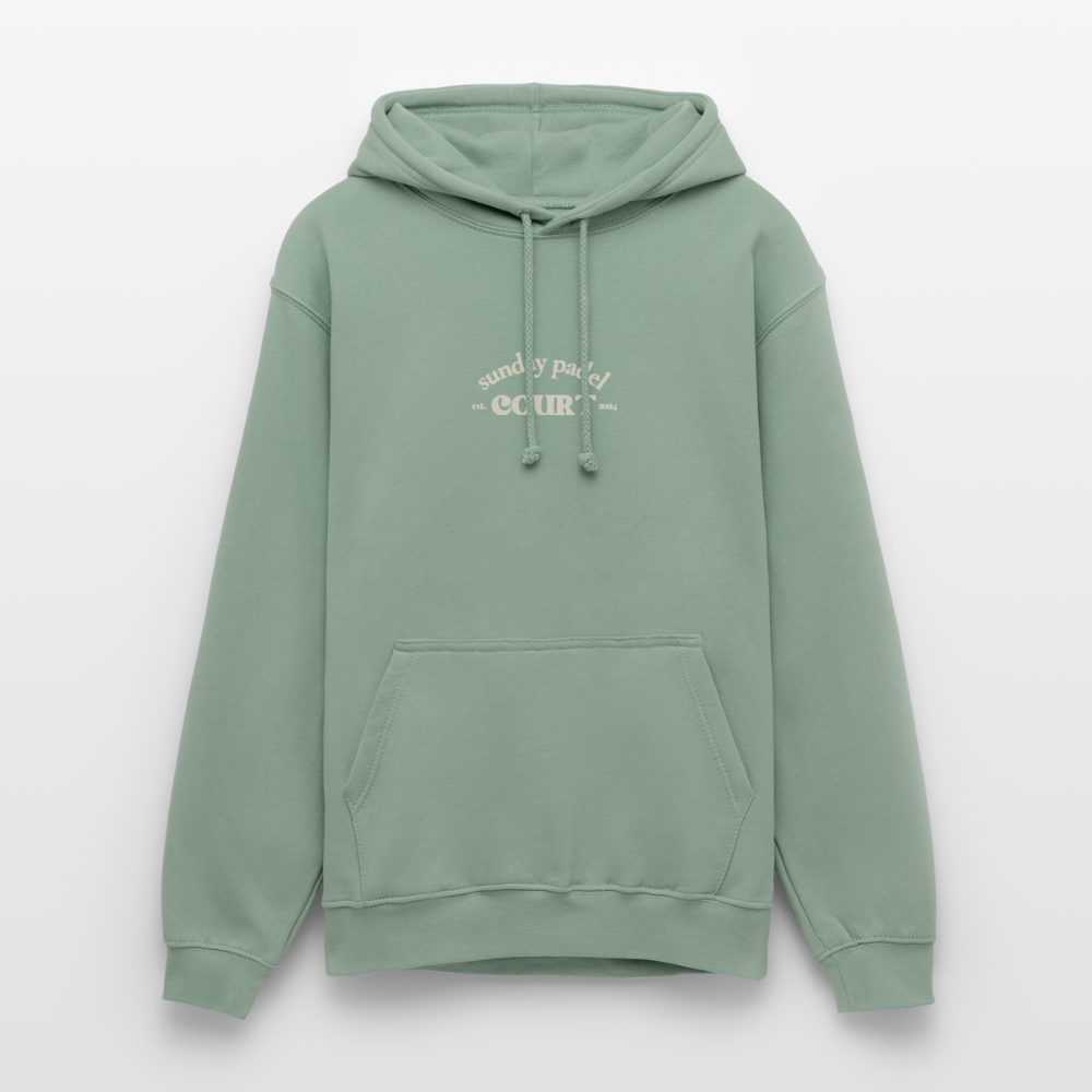 Rose Green Hoodie - steel green